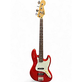 Used Fender Used Fender Squier Series Jazz Bass Red Electric Bass Guitar