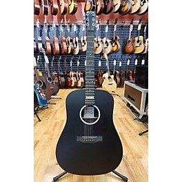 Used Martin Used Martin DX Johnny Cash Signature Black Acoustic Electric Guitar