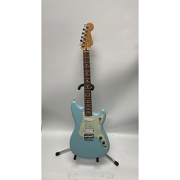 Used Fender Used Fender Duo Sonic HS Sonic Blue Solid Body Electric Guitar