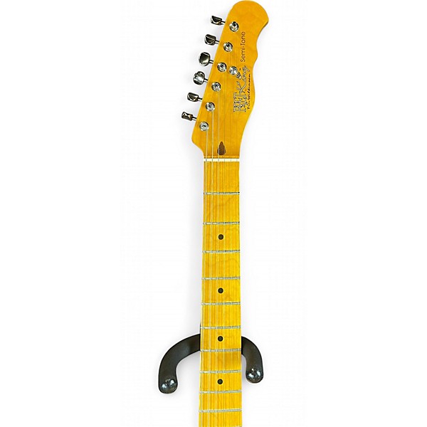 Used Fret-King Semi-tone Sunburst Hollow Body Electric Guitar