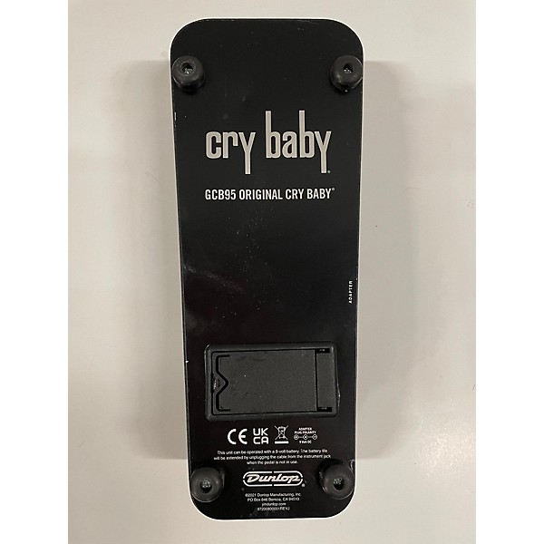 Used Dunlop GCB95 Original Crybaby Wah Effect Pedal