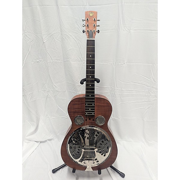 Used Dobro Used Dobro Hound Dog Deluxe Round Neck Natural Resonator Guitar