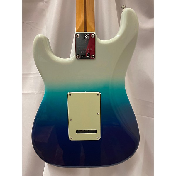 Used Fender Used Fender Player Plus Stratocaster HSS BLUE FADE Solid Body Electric Guitar