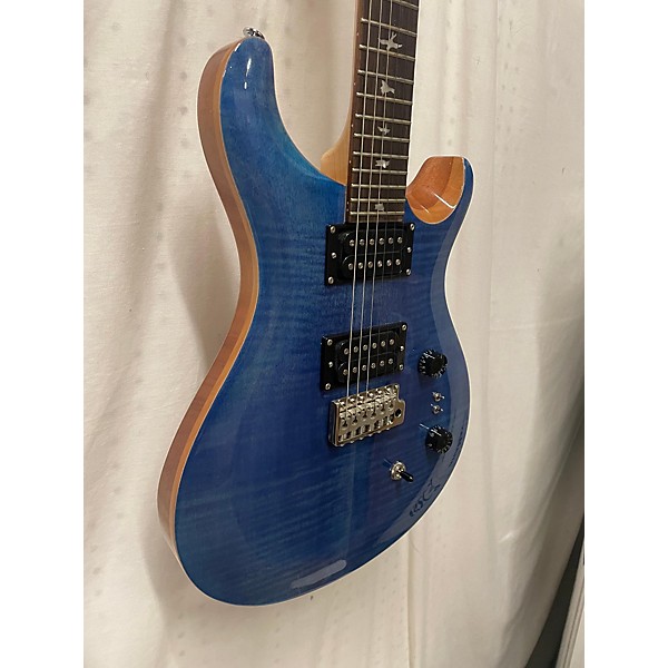 Used PRS Used PRS SE Custom 24 Blue Solid Body Electric Guitar