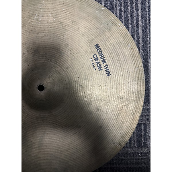 Used Zildjian 17in AVEDIS MEDIUM THIN CRASH Cymbal