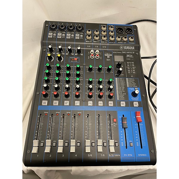 Used Yamaha MG10XUF 10 Channel Unpowered Mixer