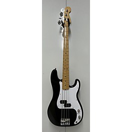 Used Fender Used Fender American Standard Precision Bass Black And White Electric Bass Guitar