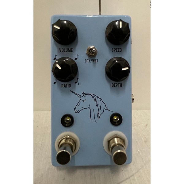 Used JHS Pedals Used JHS Pedals Unicorn Uni-Vibe Photocell Modulator With Tap Tempo Effect Pedal