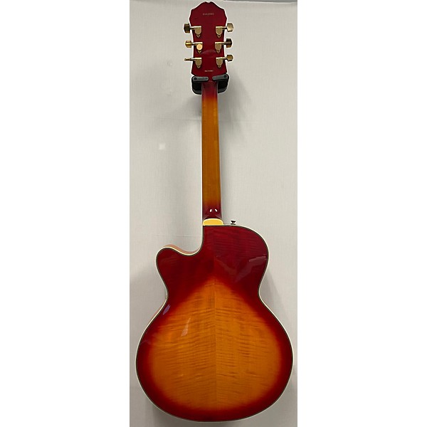 Used Epiphone Used Epiphone Emperor II Joe Pass Signature Cherry Sunburst Hollow Body Electric Guitar