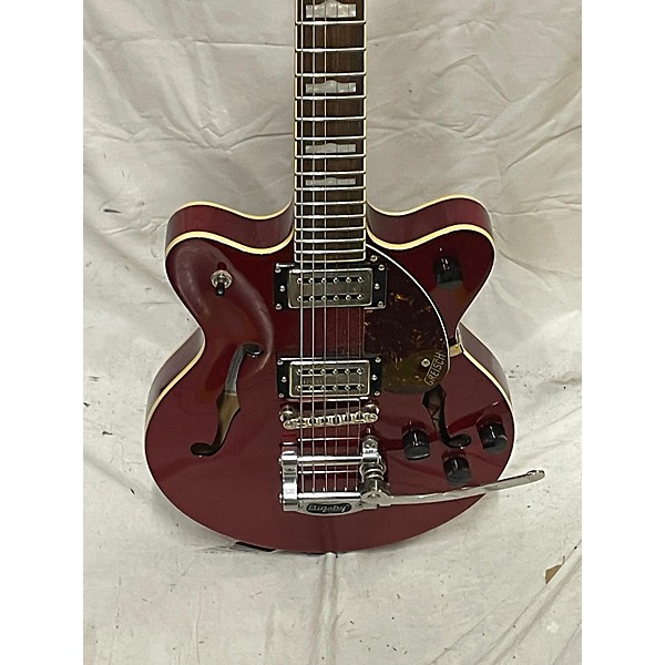 Used Gretsch Guitars Used Gretsch Guitars G2657T Candy Apple Red Hollow Body Electric Guitar