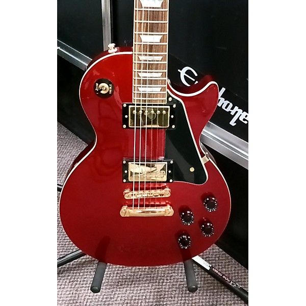 Used Epiphone Les Paul Standard Candy Apple Red Solid Body Electric Guitar