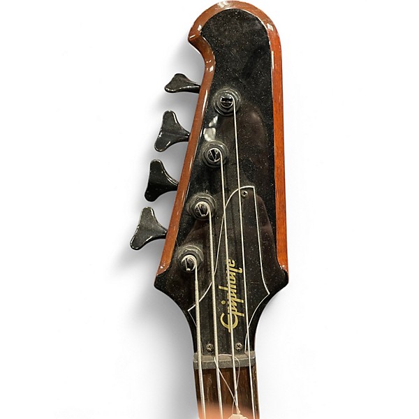 Used Epiphone Thunderbird IV 3 Tone Sunburst Electric Bass Guitar