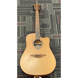 Used Lag Guitars Used Lag Guitars T170DCE Natural Acoustic Guitar