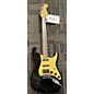 Used Fender Used 2005 Fender American Deluxe Stratocaster Black And Gold Solid Body Electric Guitar thumbnail