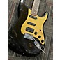 Used Fender Used 2005 Fender American Deluxe Stratocaster Black And Gold Solid Body Electric Guitar