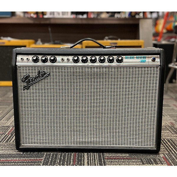 Used Used Fender 1968 Custom Deluxe Reverb 22W 1x12 Tube Guitar Combo Amp