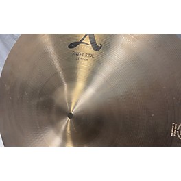 Used Zildjian 21in A Series Sweet Ride Cymbal