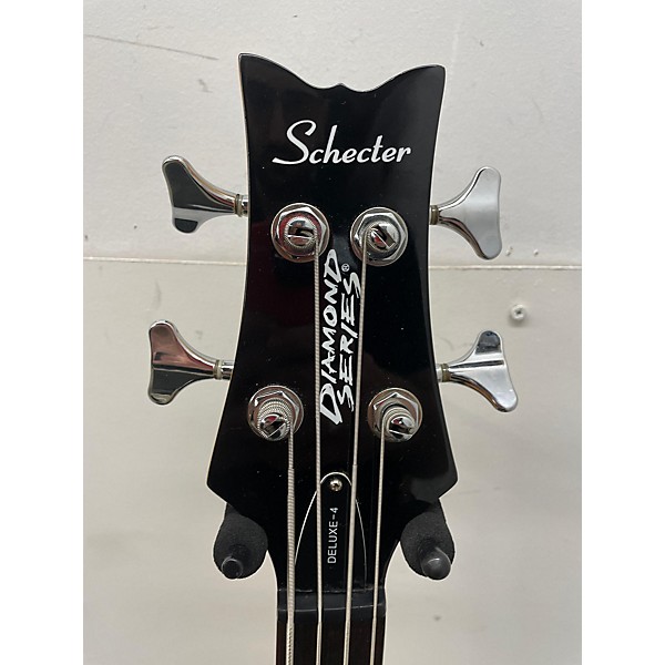 Used Schecter Guitar Research Deluxe 4 Electric Bass Guitar