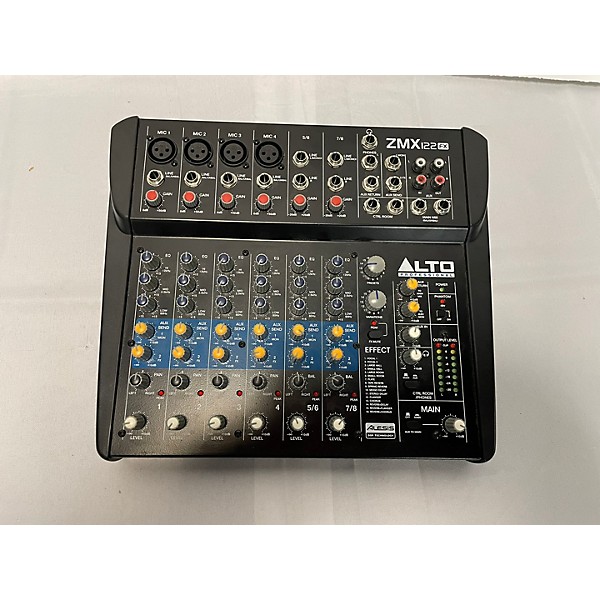 Used Alto ZMX122FX 8-Channel Unpowered Mixer