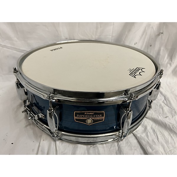 Used TAMA Used TAMA 5.5X14 Imperialstar Snare Drum Blue