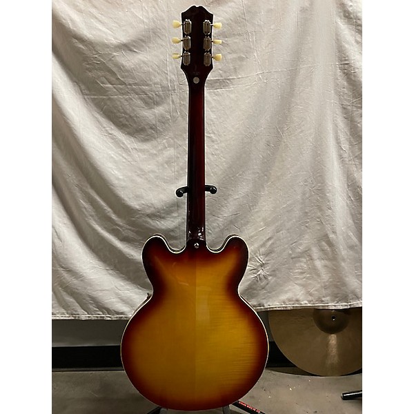 Used Epiphone Used Epiphone ES335 FIGURED IG 2 Color Sunburst Hollow Body Electric Guitar