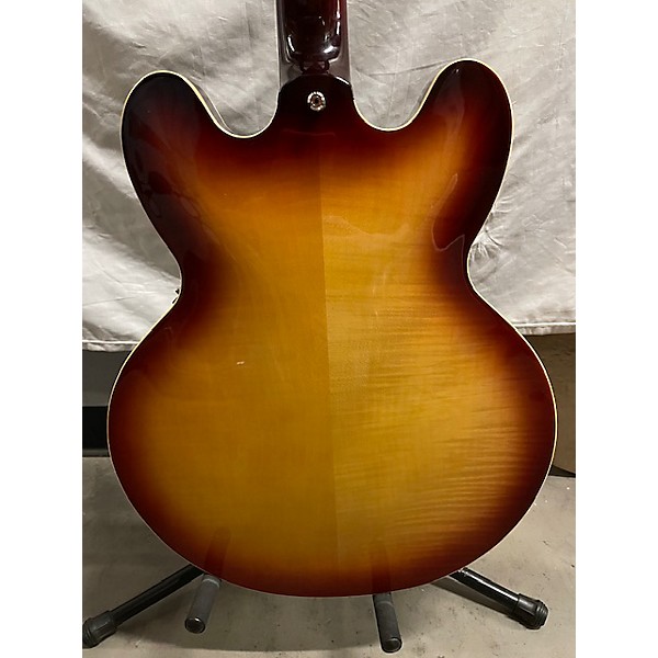 Used Epiphone Used Epiphone ES335 FIGURED IG 2 Color Sunburst Hollow Body Electric Guitar