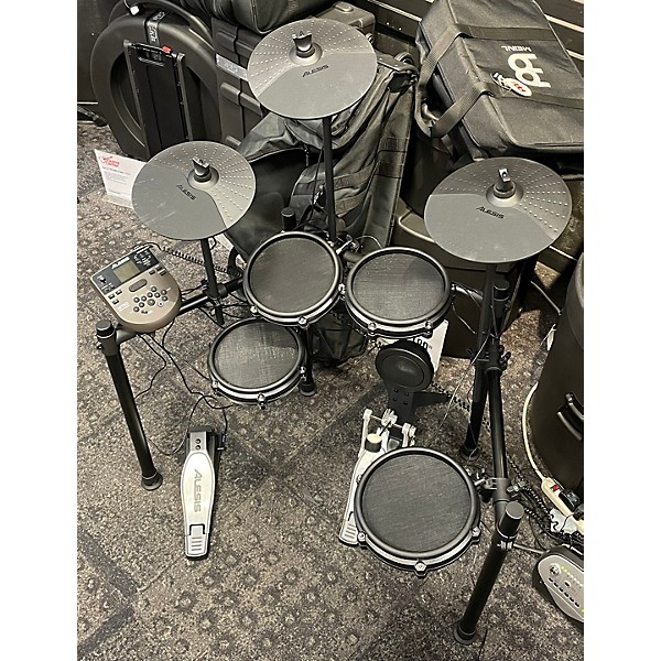 Used Alesis Nitro Mesh 8-piece Electric Drum Set