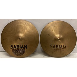 Used SABIAN 14in HI HAT PAIR Cymbal