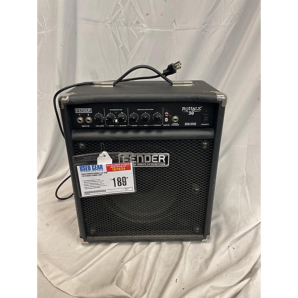 Used Fender Used Fender Rumble 30 30W 1x10 Bass Combo Amp