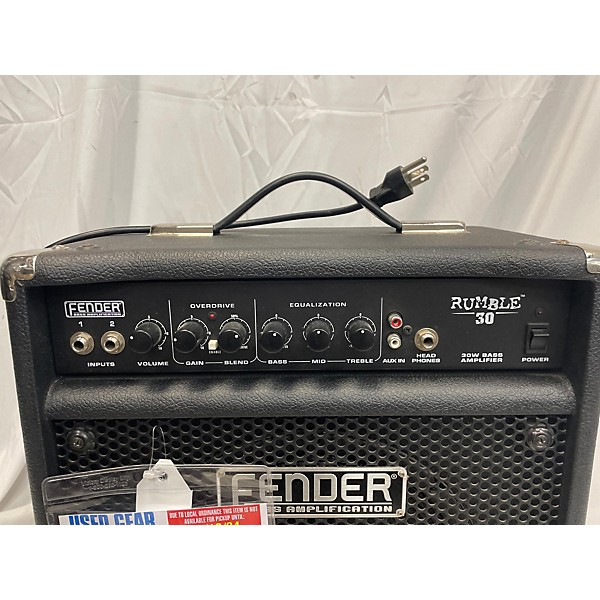 Used Fender Used Fender Rumble 30 30W 1x10 Bass Combo Amp