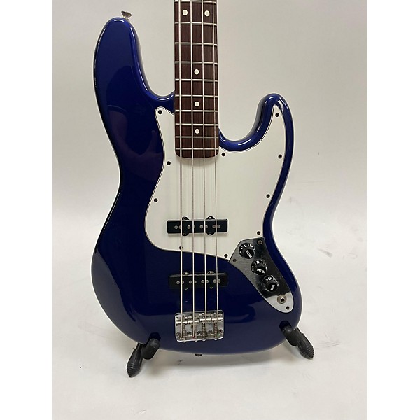 Used Used Fender Standard Jazz Bass Blue Electric Bass Guitar