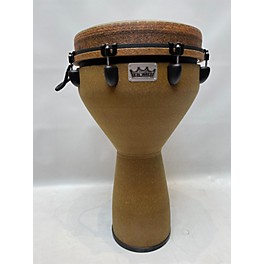 Used Remo Mondo Designer Series Key Tuned Djembe Earth 14in Djembe