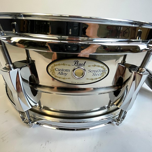 Used Pearl 6X14 Sensitone Snare Drum Chrome