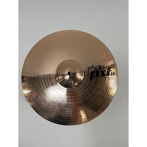 Used Paiste Used Paiste 14in PST8 Reflector Rock Pair Cymbal