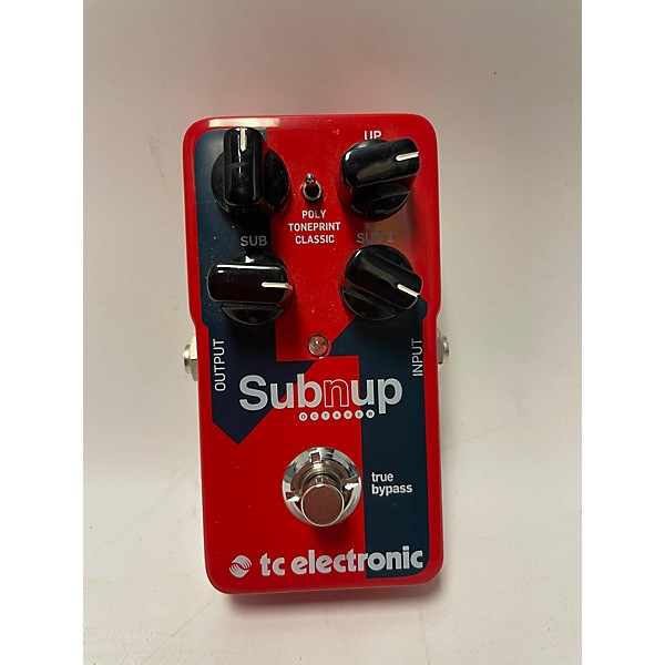 Used TC Electronic Sub N Up Octaver Effect Pedal