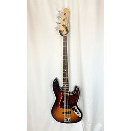 Used Fender Used Fender American Standard Jazz Bass 3 Color Sunburst Electric Bass Guitar