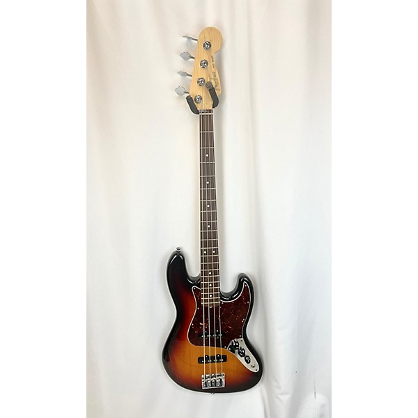 Used Fender Used Fender American Standard Jazz Bass 3 Color Sunburst Electric Bass Guitar