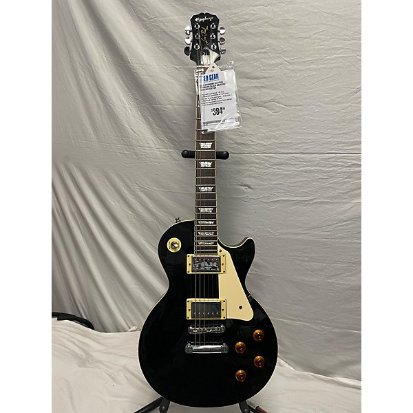 Used Epiphone Used Epiphone Les Paul Standard Black Solid Body Electric Guitar