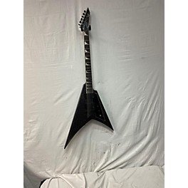 Used ESP Used ESP Kirk Hammett Signature KH-V Electric Guitar Black Sparkle Solid Body Electric Guitar