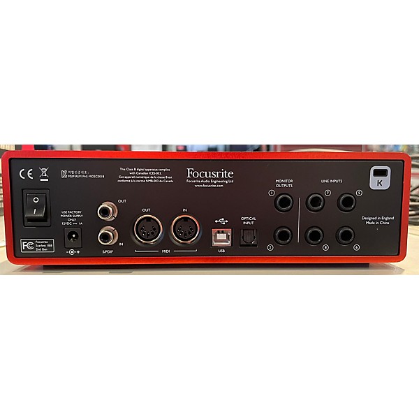 Used Focusrite Scarlett 18i8 Gen 2 Audio Interface