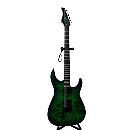 Used Schecter Guitar Research Used Schecter Guitar Research CR-6 Green Solid Body Electric Guitar