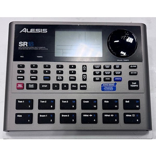 Used Alesis SR18 Drum Machine