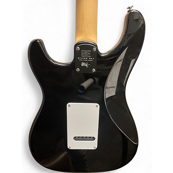 Used PRS SE Silver Sky Black Solid Body Electric Guitar