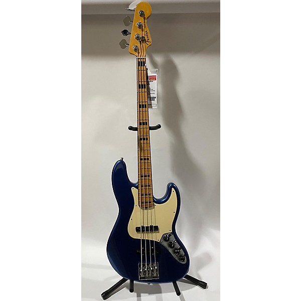 Used Fender Used 2022 Fender American Ultra Jazz Bass Blue Electric Bass Guitar