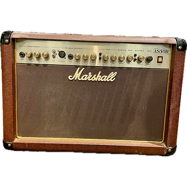 Used Marshall Used Marshall AS50R 50W 2X8 Acoustic Guitar Combo Amp