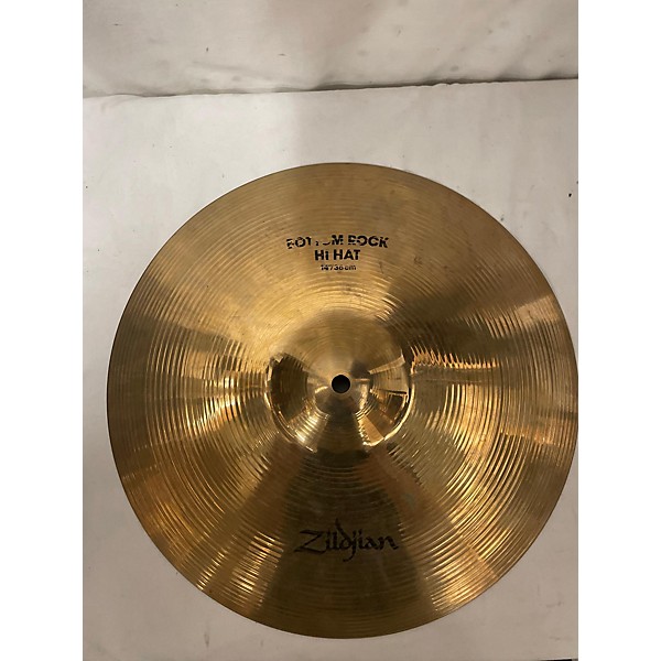 Used Zildjian Used Zildjian 14in A Series Rock Hi Hat Bottom Cymbal