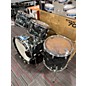 Vintage Slingerland Vintage 1970s Slingerland 4 piece 4pc Kit Black Diamond Pearl Drum Kit thumbnail