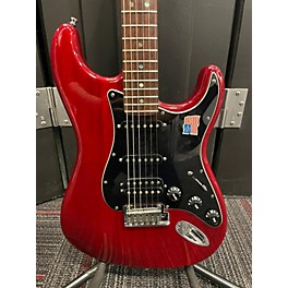 Used Fender Used Fender American Deluxe Stratocaster HSS Trans Crimson Red Solid Body Electric Guitar