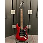 Used Fender Used Fender American Deluxe Stratocaster HSS Trans Crimson Red Solid Body Electric Guitar