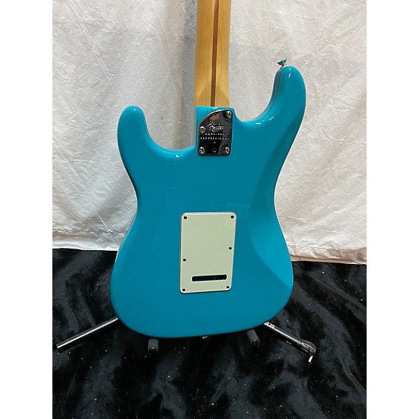 Used Fender Used Fender American Professional II Stratocaster Miami Blue Solid Body Electric Guitar